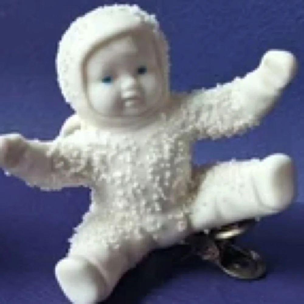 Dept 56 snow babies clip on ornaments